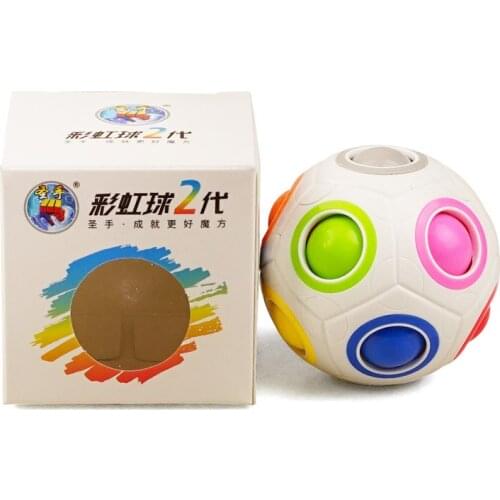 Newest Shengshou Magic Rainbow Ball v2 Montessori Rainbow Football Educational Toys for Children