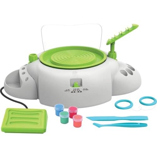 Adults Kids Gift Ceramics Potter Whell Studio For Beginners Complete Workstastion DIY Clay Tool