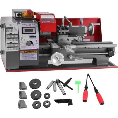 Metal Mini Turning Lathe Machine 600W Motorized Metalworking DIY Wood Tool Universal