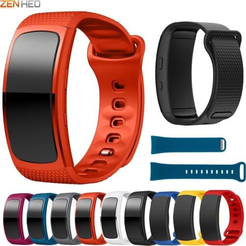 L/S Replacement Wristband For Samsung Gear Fit 2 Band Luxury Silicone Watchband For Samsung Fit 2 SM-R360 Watch Strap Drop Ship