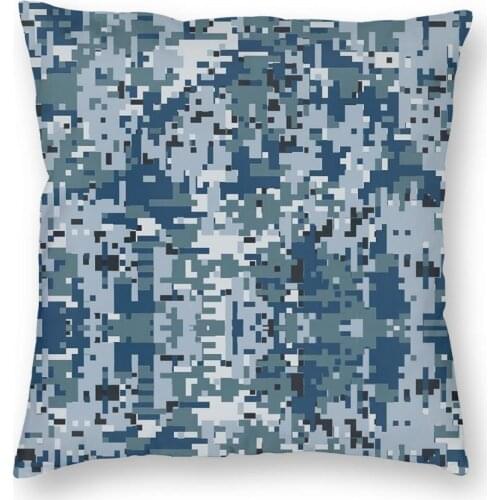 Navy Marine Throw Pillow Cover Polyester Cushions for Sofa Camo Multicam Military Creative Pillowcase
