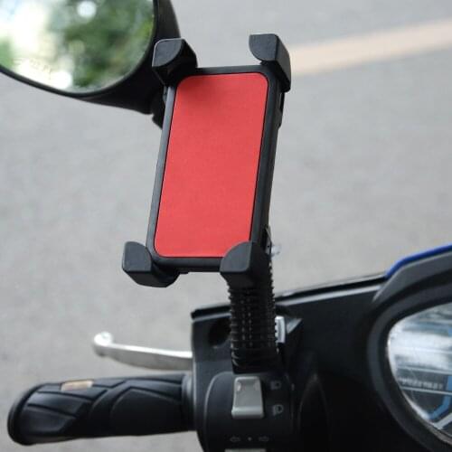 Universal Motorcycle rearview mirror phone bracket electric car GPS mobile phone navigation frame electric bicycle Holder stands