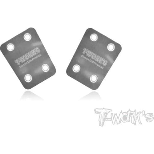 T-WORKS 2pc Rear Chassis Skid Protector anti-scratch sheet chassis protection board Reduce For S-Workz S350 EVO S350 EVOII S35-3