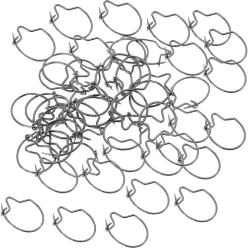 150Pc Carp Fishing Maggot Clips Bait Ring Rigs Tackle for Fishing Hook S M L