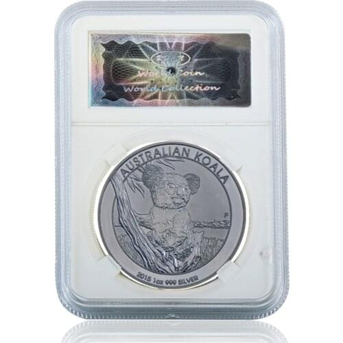 2015 Australian Koala Silver Coin Silver Commemorative Elizabeth II Collectible Gift W/ Acrylic Case