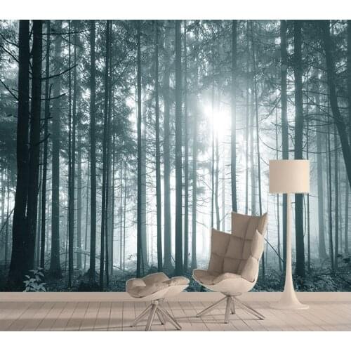Forest in Sun 3d Mural Wall Paper Papers Home Decor Murals Wallpapers for Living Room Walls Improvement Peel and Stick Wallpaper