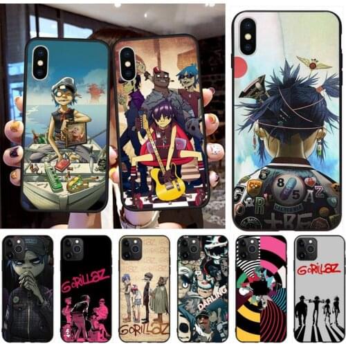 Gorillaz Phone Case for iphone 12 pro max 11 pro XS MAX 8 7 6 6S Plus X 5S SE 2020 XR case