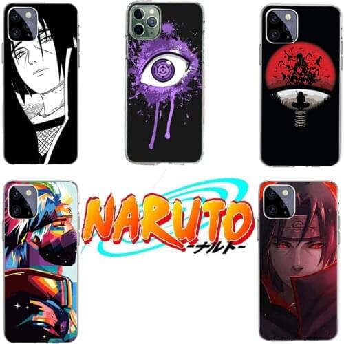 Naruto Uchiha Itachi Phone Case for Iphone 7 11 12 Iphone XR X Cell Phone Case Fashion Anti-fall Men Women Unisex Birthday Gift