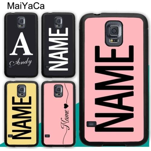 Personalised Name Initials Case For Samsung A21S A20e A71 A51 A10 A40 A50 A70 Galaxy S20 Plus S10 S9 Note 20 Ultra