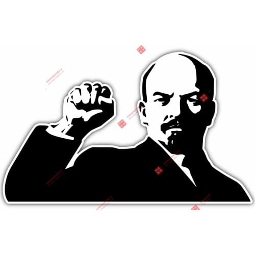 Personality Lenin Russian Communist Revolution Car Stickers Decals Accessories Auto Decorative Stickers PVC