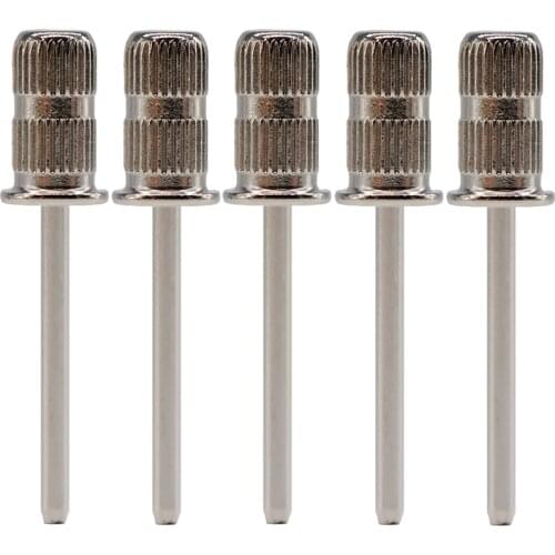 MAOHANG 5pcs/lot nail drill 3/32"Professional Nail Care Equipment tools sanding band mandrel for holding sanding bands