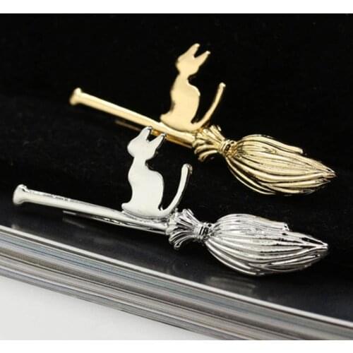 New Metal Women Cat Broom Hair Clip Hairpin Barrette Pins Hair Accessories For Girls Headwear Hair Styling Tool
