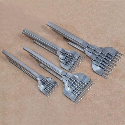 Leather Craft Tool Set Stainless Steel Hole Chisel Graving Stitching Punch Tools Kit wzpi