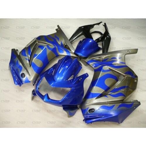 Ninja 250R 2008 - 2014 Fairing EX250 2013 Fairing for Kawasaki Zx250r 2009 Blue Silver Frame Motorcycle Fairing
