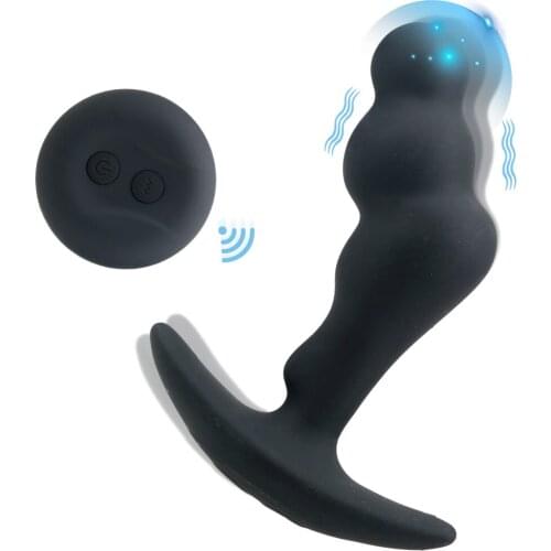 OLO Wireless Remote Vibrating Prostate Massager Men Anal Plug Male Masturbator for Man Anus G-spot Vibrator Adult Sex Toy