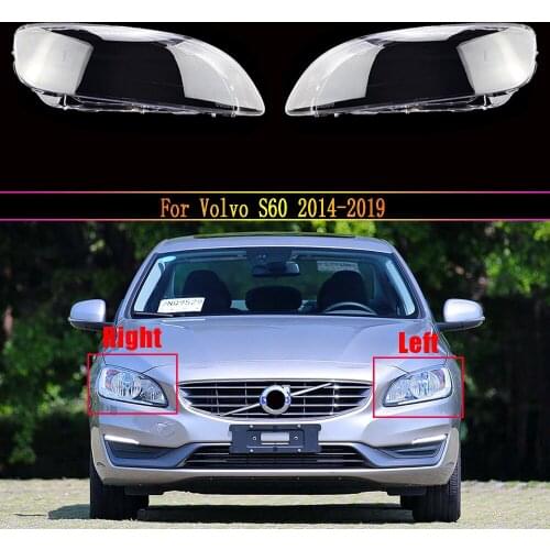 Car Headlamp Lens For Volvo S60 2014 2015 2016 2017 2018 2019 Car Replacement Front Auto Shell Cover