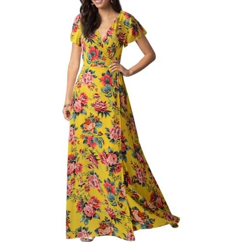 REPHYLLIS Summer Short Sleeve Dresses