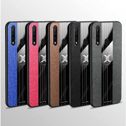 Funda Silicona Denim Phone Case for VIVO Z5X Z1 Pro Z5 X Z1Pro with Magnetic Finger Ring Car Stand Holder Back Cover Accessories