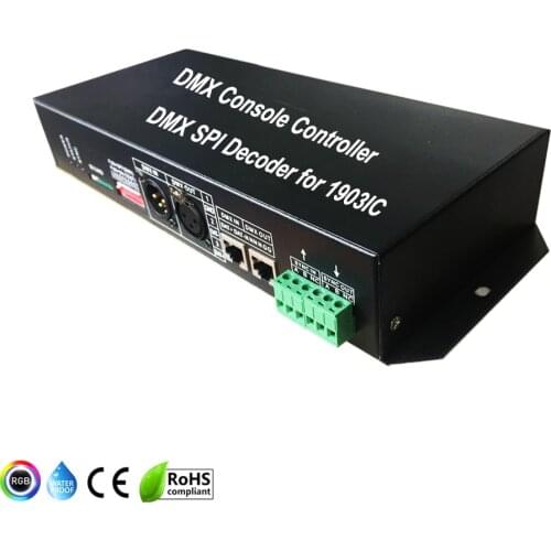 K8000L led controller support spi lighting work with dmx512 led controller/dmx512 led console