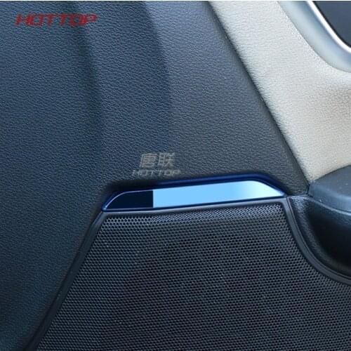 Stainless Steel Interior Inner Door Speaker Stereo Trim FIT For Honda CRV CR-V 2017 2018