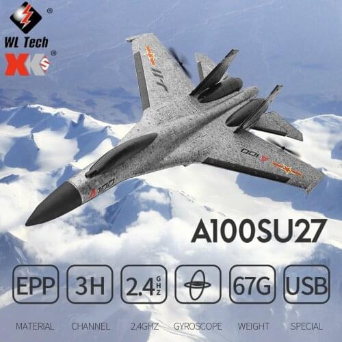 Wltoys A100 2.4G Rc Plane Fixed Wing Airplane Foam Electric Remote Control Plane Outdoor RC Airplane Glider Toys For Boys Kids