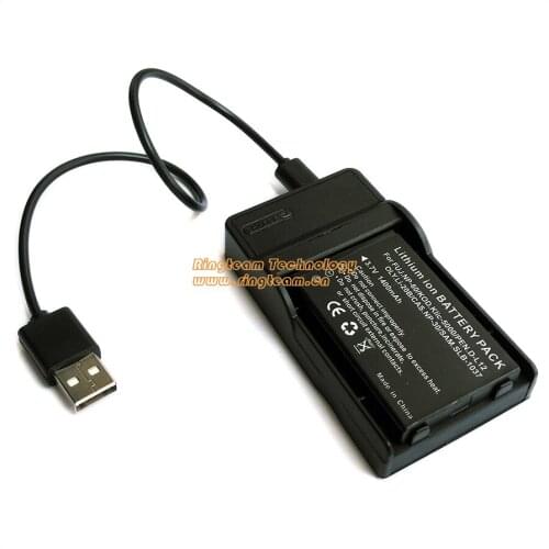 2-In-1 NP60 FNP-60 NP-60 Battery and USB Charger for Fujifilm FinePix F401 F410 F601 Zoom M603 Vizio DC630C