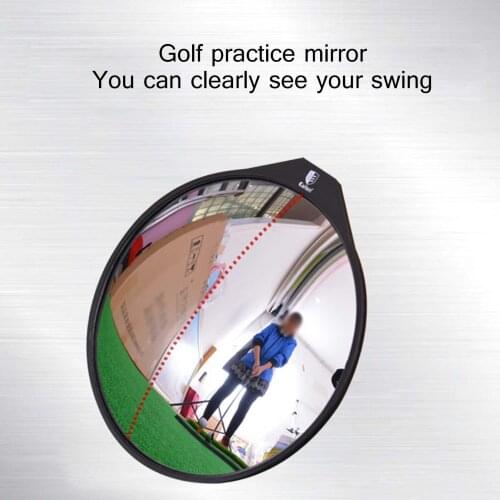 New Practice Golf Driving Range Full Swing Mirror 25X25cm High Quality Posture Correction Mirror Training Aid Golf Accessories