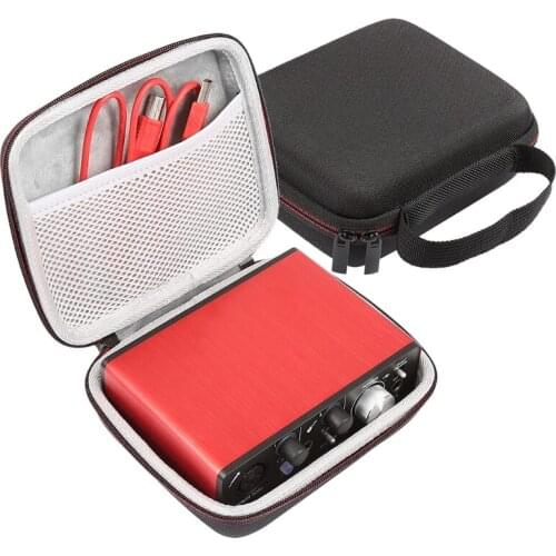 EVA Hard Travel Case For Focusrite Scarlett Solo 2i2 (2nd Gen) USB -Audio Interface Wholesale&DropShip