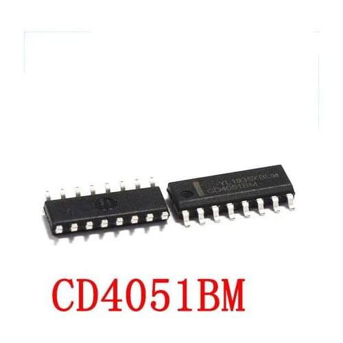 10pcs/lot CD4051BM CD4051 HCF4051 HEF4051 SOP-16 In Stock