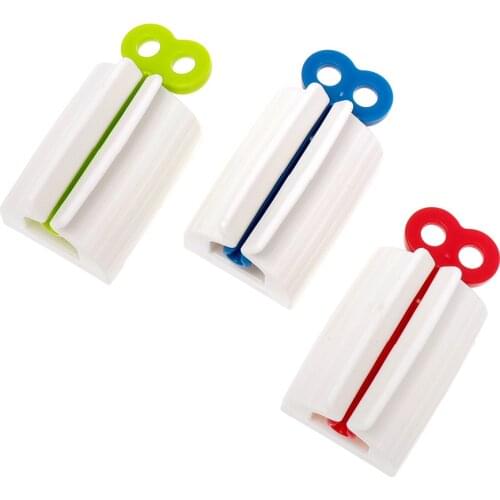 2pcs Plastic Toothpaste Squeezer Facial Cleanser Squeeze Manual Squeezing Toothpaste Clips Squeezer Toothpaste Dispenser Tool