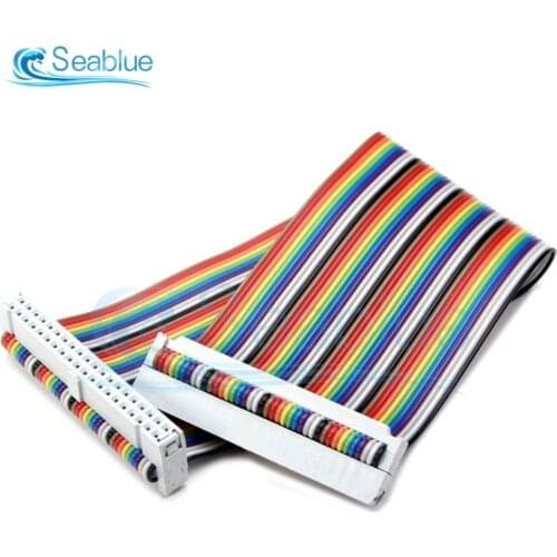 2020 Newest 20cm 40 PIN 40PIN Way GPIO Rainbow Ribbon Cable For Raspberry Pi Model B / Model B