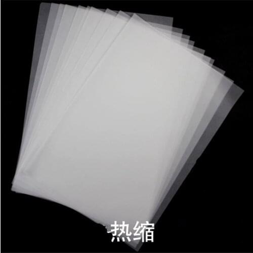 30 Pcs Heat Shrink Papers Film Sheets DIY Jewelry Hanging Craft Making Decor Paper Cards Art Scrapbooking Die Cut Polish Boards