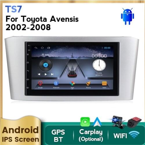 Autoradio Navigation CarPlay Car Radio Multimedia Player For Toyota Avensis 2002-2008 Video GPS head unit FM Andorid Auto 2 din