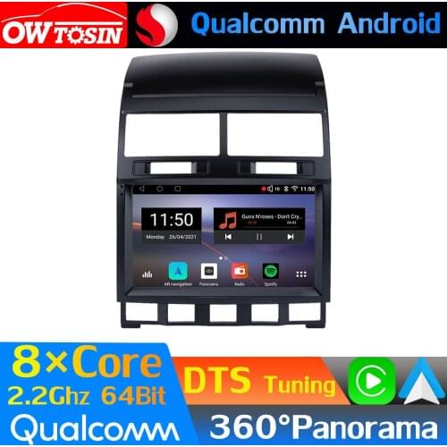 Qualcomm 8Core Android Car Multimedia For Volkswagen VW Touareg 2003-2010 360 Panoramic Radio GPS CarPlay DTS HIFI 4G Head Unit