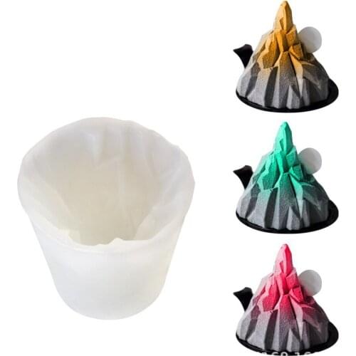 Iceberg Soap Mold Clay Candles Mould Aroma Stone Mold for DIY Cake Making Chocolate Making Fondant Resin Silicone Volcano Mousse