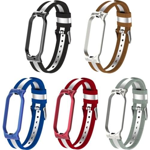 Luxury Stainless Steel Strap For Xiaomi Mi Band 3 4 5 6 Straps Watchband For Xiomi Miband5 Miband4 MiBand3 Sports Wrist Bracelet