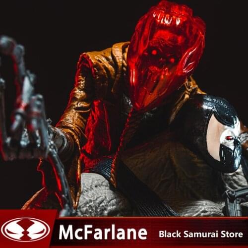 DC Comics McFarlane Batman:Last Knight Scarecrow Anime action figure 17cm Collectible figurines Halloween Gift Toys for boys