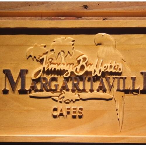 Jimmy Buffett Margaritaville 3D Wooden Signs