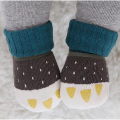 Infant Lytwtws Anti Slip Floor Paw Claws Terry Thickening Kids Toddlers Winter Newborn Baby Socks Gift Boy Girl cheap stuff