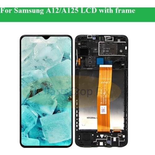 For Samsung Galaxy A12 SM-A125F SM-A125F/DSN LCD Display Touch Screen Digitizer Assembly Replace For Samsung A125 lcd
