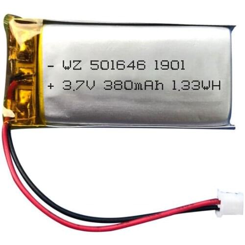 501646 (380mAh) 3.7v lithium polymer battery point reading pen business pen electronic scale navigator