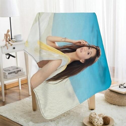 Musife Custom Kuraki Mai Flannel Blanket Design Your own Blanket Flannel Blankets for Sofa DIY Dropshipping