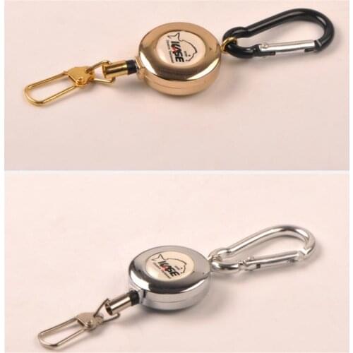 Fly Fishing buckle Carabiner Anti-Lost Rope sub-Plier Control Fish Hang Buckle Rope Strong Pull Lanyard rock fishing Draw hook