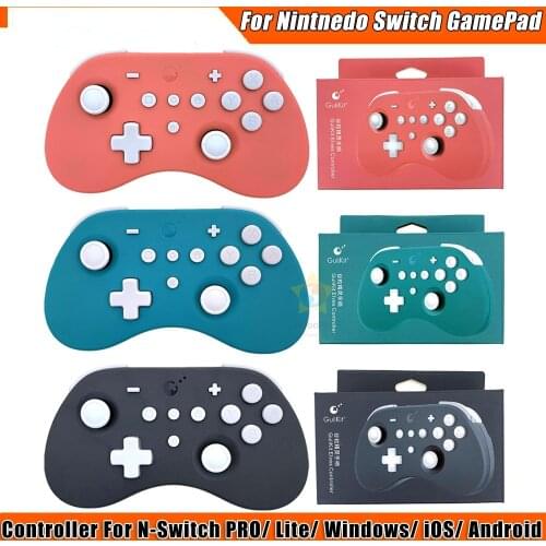Gulikit NS18 Elves PRO Controller Wireless Bluetooth Gamepad Dual Vibration Motor Turbo Joystick for Switch Windows iOS Android