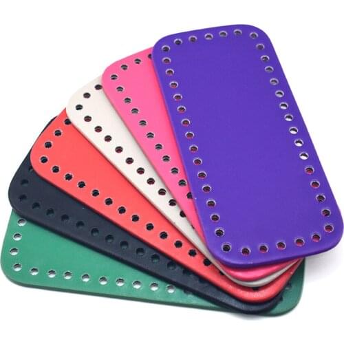 Leather Bag Bottom Shaper Cushion Pad for Making DIY Shoulder Handbag Purse 18x8cm Bottom Knitting Leather Bag Accessories