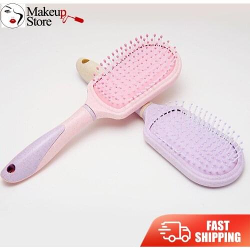 Massage Comb Wheat Straw Large Paddle Cushion Air Bag Hair Brush Magic Comb Hairdressing Salon Detangling Scalp Massage Comb