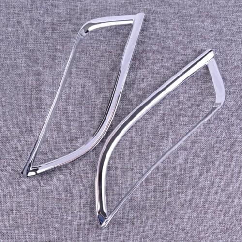 Silver ABS Rear Bumper Fog Light Lamp Cover Trim Molding Sticker Accessories Car Styling Fit For Jeep Compass 2017 2018