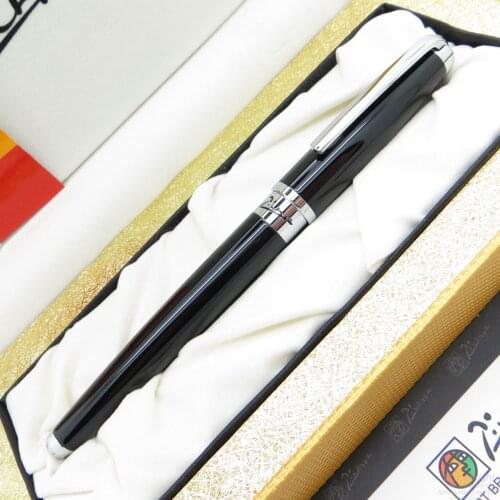 Picasso Dreamy Polka Roller Pen Black-Silver | Picasso Pen | İsme Special Pen