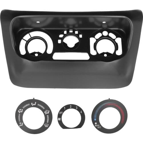 Dashboard Fascia Panel Frame for Mitsubishi Lancer IX 2006 AC Control Accessories In Dash ABS Plastic Black Panel