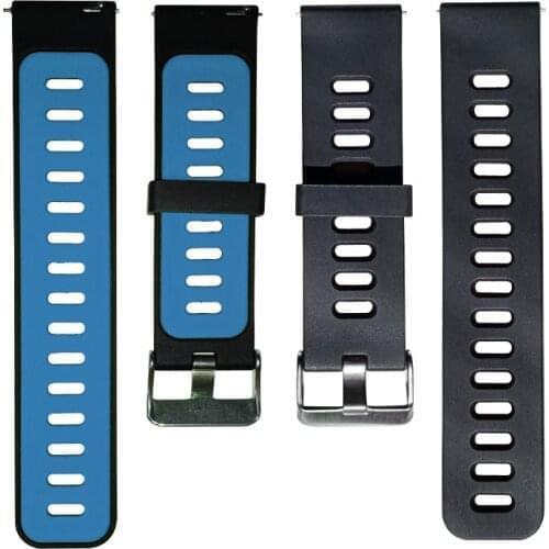 Sport Silicone Watchband Strap for Xiaomi Huami Amazfit Pace/ Stratos 2 2S/GTR 47mm Watch Band Belt 22mm for Galaxy 46mm Gear S3